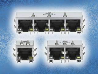 RJ45局域網插座: 愛普科斯低插入損耗、高噪聲抑制產品