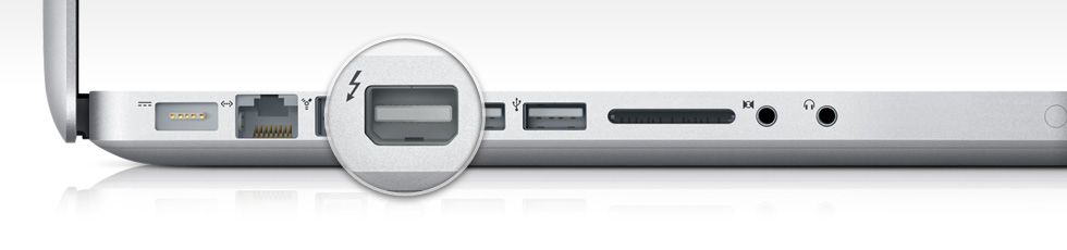 Thunderbolt現配備于全新 MacBook Air、MacBook Pro、iMac 和 Mac mini 之上