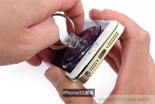 土豪金iPhone 5S拆解：內部結構升級，維修難度增加