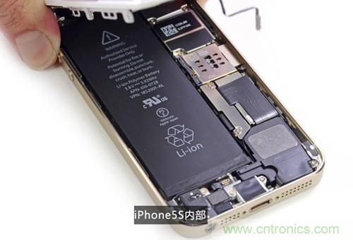 土豪金iPhone 5S拆解：內部結構升級，維修難度增加