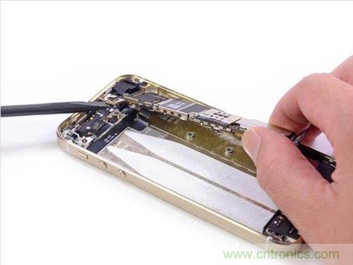 土豪金iPhone 5S拆解：內部結構升級，維修難度增加