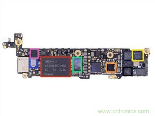 土豪金iPhone 5S拆解：內部結構升級，維修難度增加