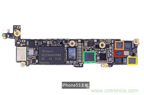 土豪金iPhone 5S拆解：內部結構升級，維修難度增加