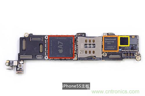 土豪金iPhone 5S拆解：內部結構升級，維修難度增加