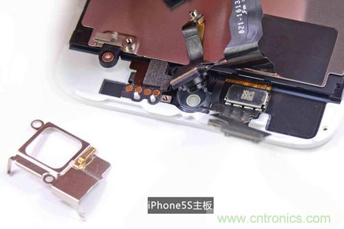 土豪金iPhone 5S拆解：內部結構升級，維修難度增加