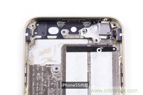 土豪金iPhone 5S拆解：內部結構升級，維修難度增加