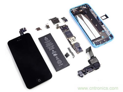 內部能否出“彩”？“五彩機身”iPhone 5C拆解揭秘
