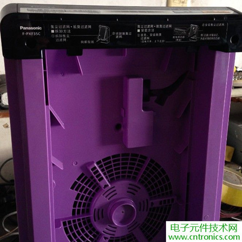 PM2.5殺手！松下納米水離子空氣凈化器拆解