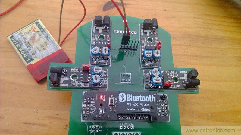 牛人力作！PCB版藍牙智能小車DIY