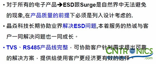 安防影音監控產品存在的ESD、浪涌問題