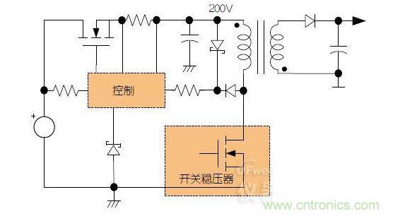 預穩壓器簡化轉換器設計，能夠使用更小、更低成本的元器件