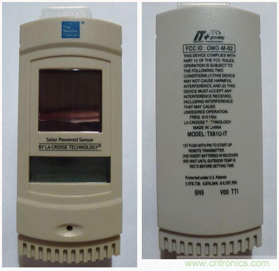 圖1：拆解前TX61U-IT的正面和背面圖片。