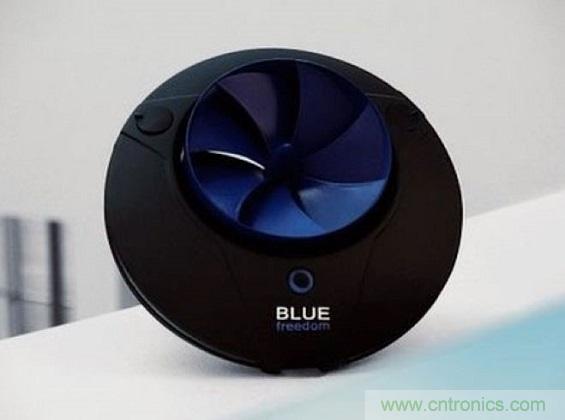 圖4：Blue Freedom是一種“微型水力發電廠”，能用利用流動的水來為便攜設備充電。