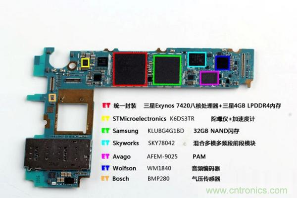 三星S6 Edge+拆解：比S6 Edge加在哪里？