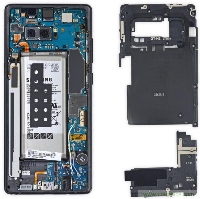 三星Note 8拆解，模塊化+分離式設計成趨勢？