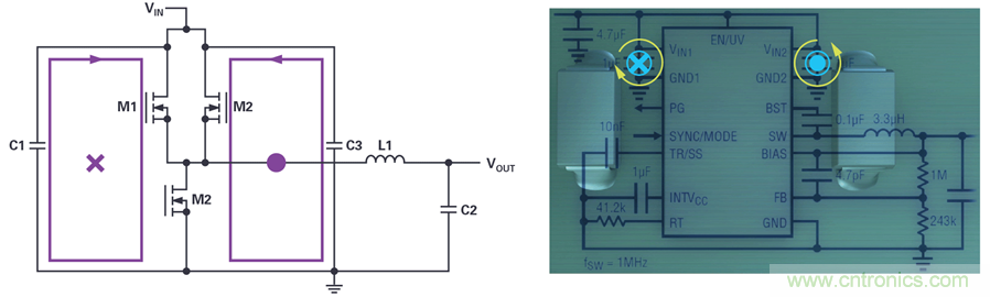 是否可以將低EMI電源安裝到擁擠的電路板上？