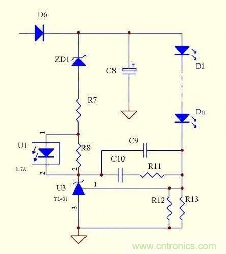 LED驅動電源：3個電路巧妙利用TL431來恒流！