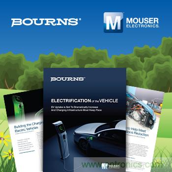 貿澤攜手Bourns推出電子書，解讀電動汽車充電設施相關知識