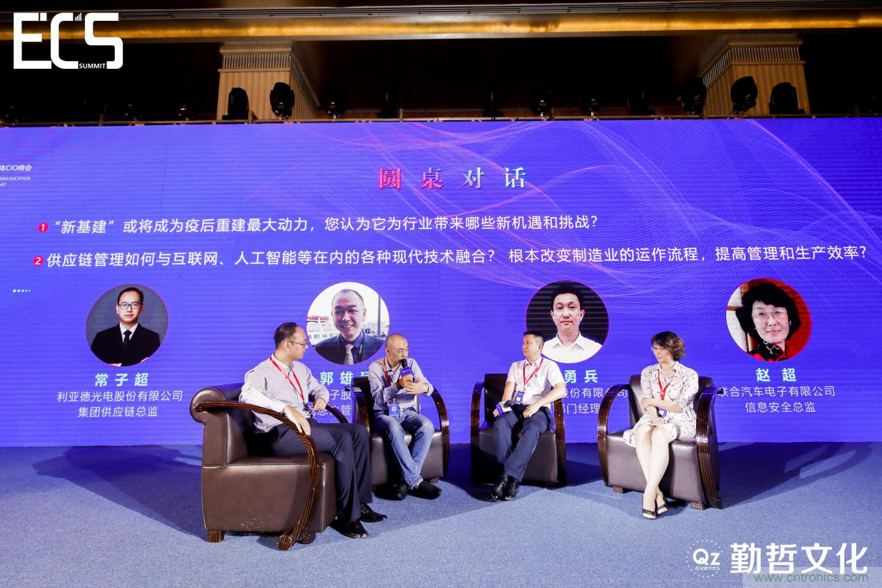 【ECS 2020】第二屆中國電子通信與半導體CIO峰會圓滿落幕！