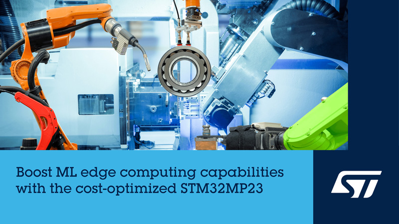 ST 推出 STM32MP23高性價比MPU，搭載兩個Arm Cortex-A35處理器核心