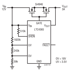 為敏感電路提供過壓及電源反接保護！