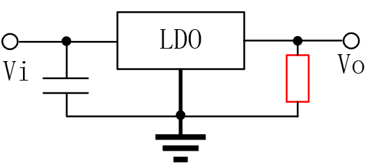 LDO輸出為什么并聯接地電阻？