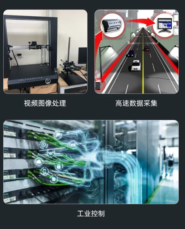 基于賽靈思、紫光芯片開發的FPGA高速通信開發板，適用于圖像處理、工業控制場景